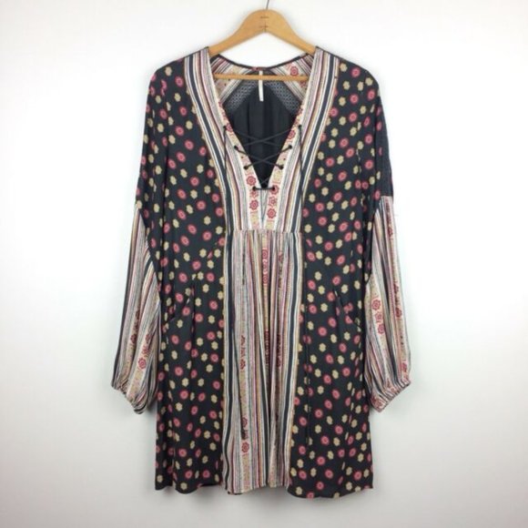 Free People Dresses & Skirts - Free People boho lace up dress M